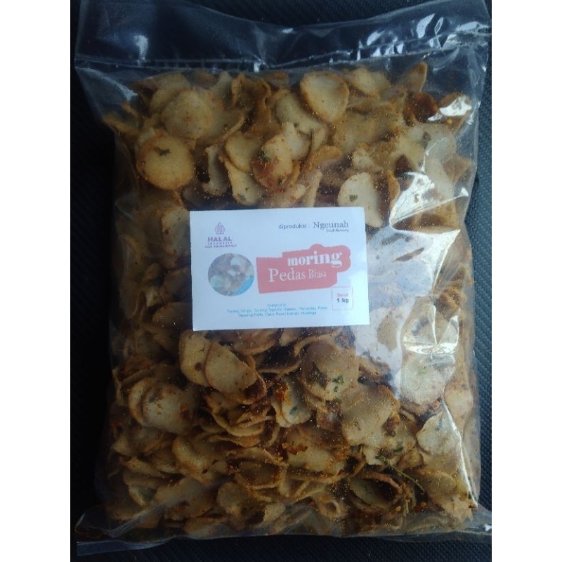 

MORING PEDAS EDAN PISAN 1 KG / KRIPIK PEDAS / MORING GARUT COD Free ONGKIR TERMURAH TERLARIS