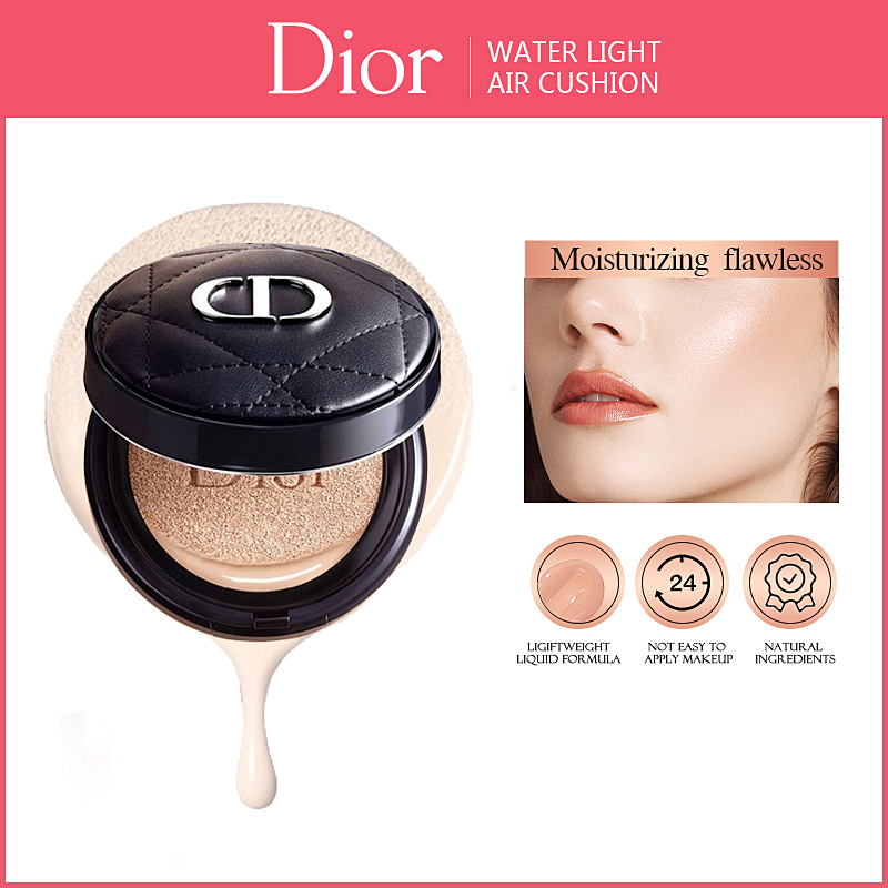 Dior Cushion, Waterproof, Murah, Foundation, Glowing, Oil Control, Tahan Lama, Glow, Kuli,t Berminya