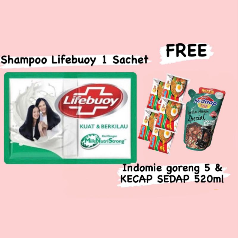 

SHAMPO LIFEBUOY SACHET FREE INDOM KCAP SDAP