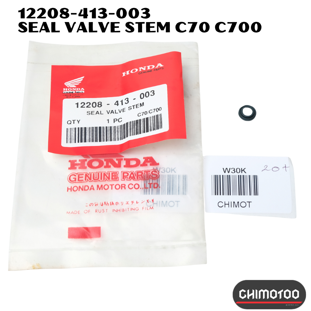 Seal Sil Klep Seal Valve Stem Honda C50 C 50 C70 C 70 C90 C 90 Supercup C700 C800 S90 S90z 12208-413