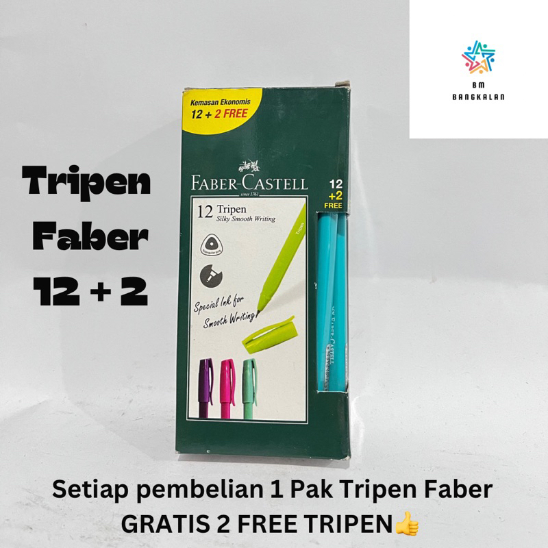 

Bolpen / Ballpoint Pen Tripen FABER CASTELL