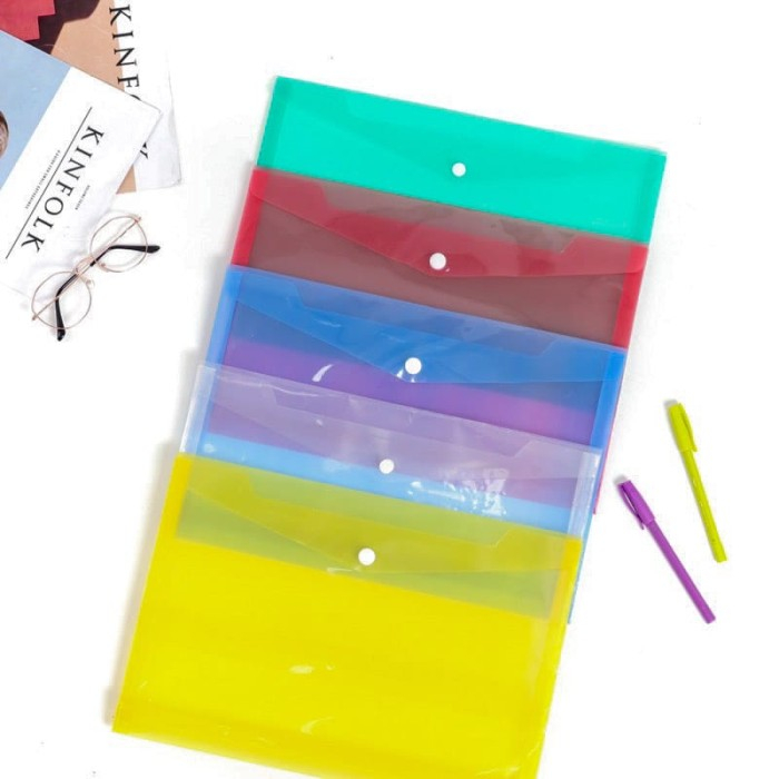 

(1PCS/1 BIJI) Map Kancing Polos Folio Biasa Kancing 1