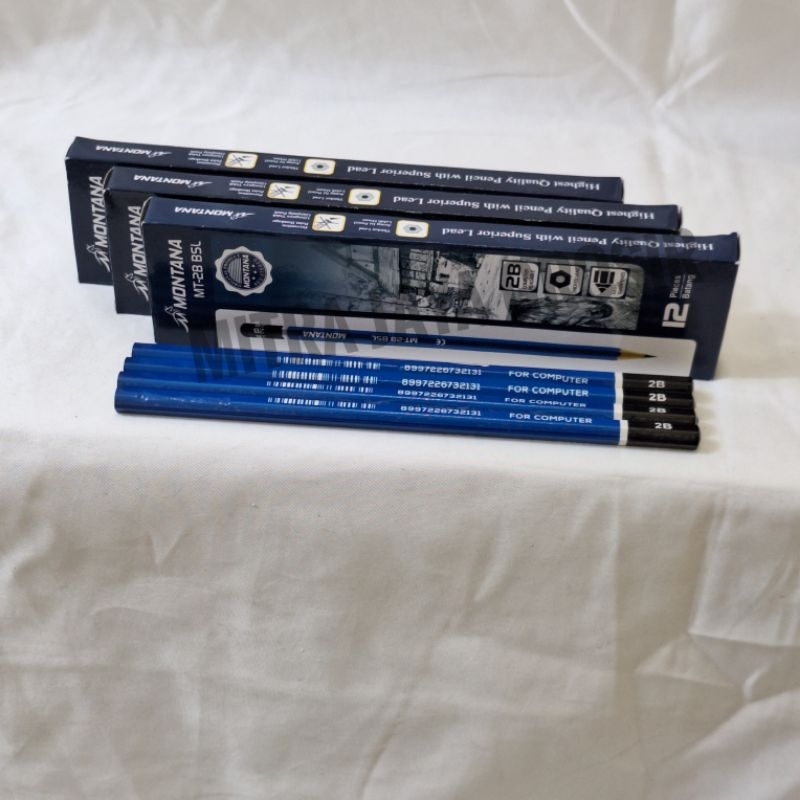 

1 Gross Pencils Computer 2B MILTON Biru Isi 12 Pcs/Pensil/Pensil Computer