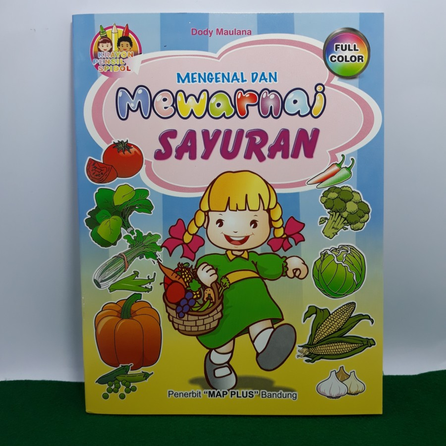 

BUKU MENGENAL DAN MEWARNAI SAYURAN BUKU ANAK