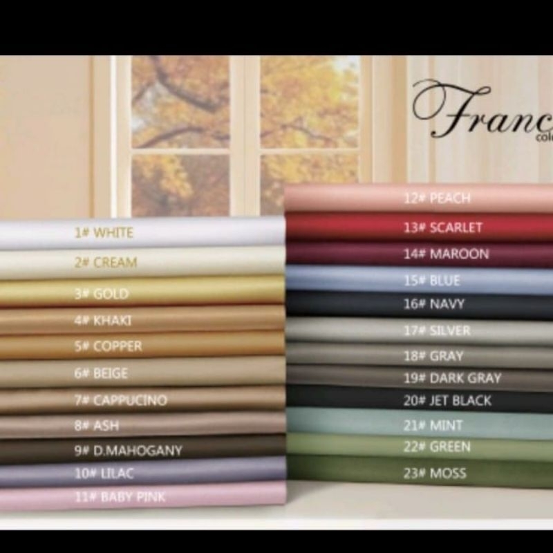 ready sprei sutra organik polos 60s anti alergi serat bamboo 160x200x40 180x200x40 200x200x40 160x20