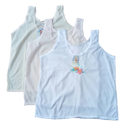 12 Pcs Kaos Dalam Wanitia Dewasa Lusinan / Singlet Wanita Dewasa KN Putri Yuliana