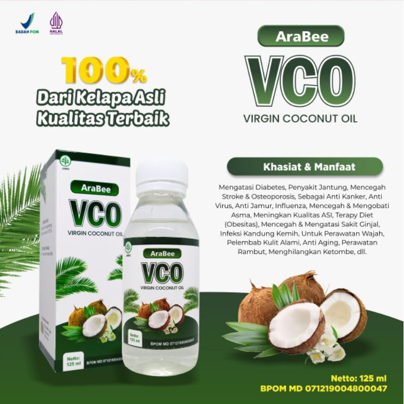

VCO Virgin oil, Minyak kelapa asli, minyak kesehatan alami 125ml