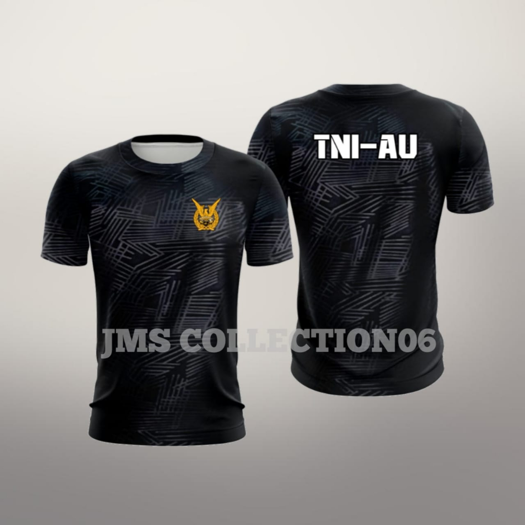 kaos Dryfit  TNI AU / kaos tni au Bahan Dryfit Embos / baju kaos tni au /kaos Jersey tni au Premium 