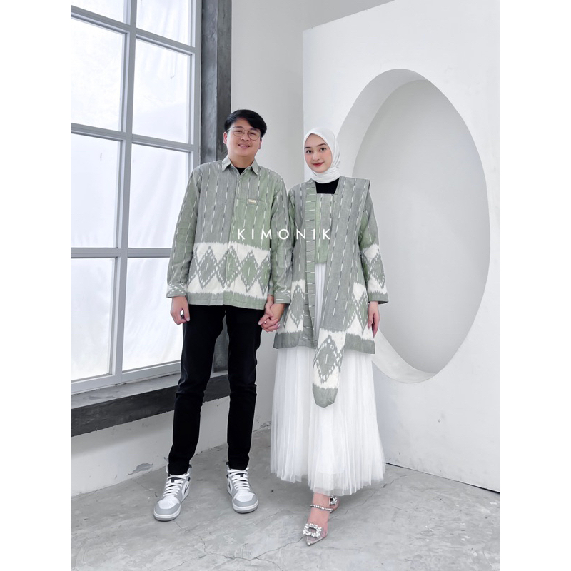 KIMONIK BAJU TENUN (WIDURI SAGE COUPLE)