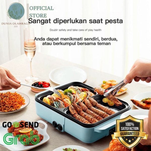 Promo Supergrill/super grill alat panggang rebus 2in1 tanpa gas dan arang Murah