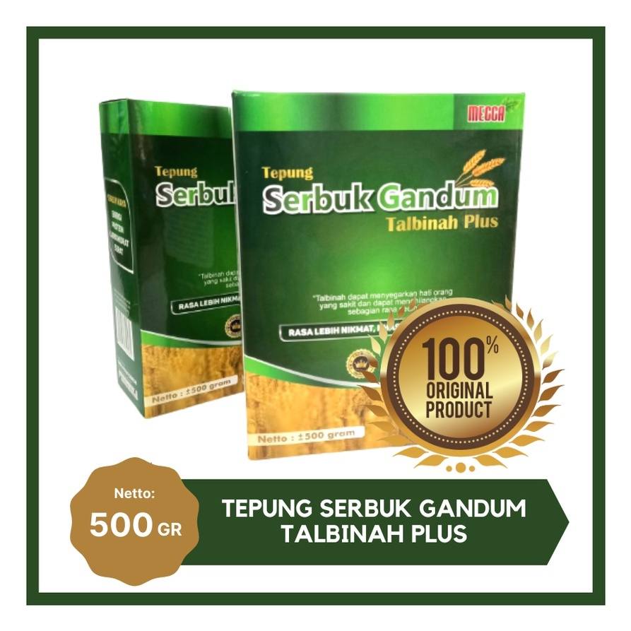 

Tepung Gandum TALBINAH Mecca Mengatasi Maag/Lambung 500 gr