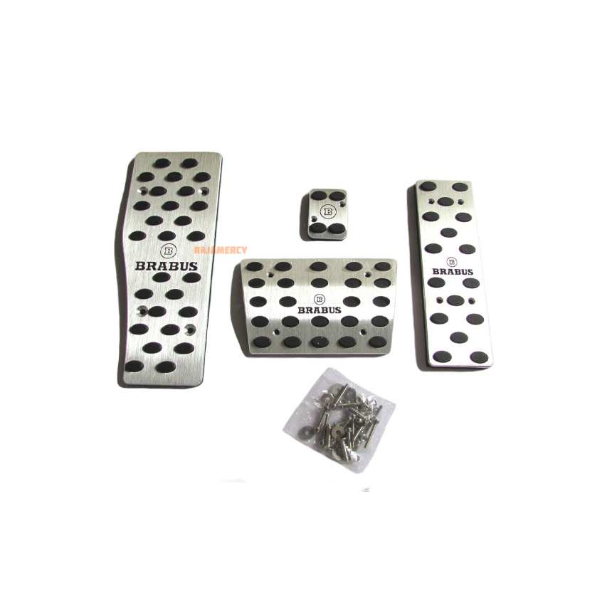 Pedal Set Matic Logo BRABUS (RHD/LHD) W124, W202, W203, W208, W120, W211, W220, W140