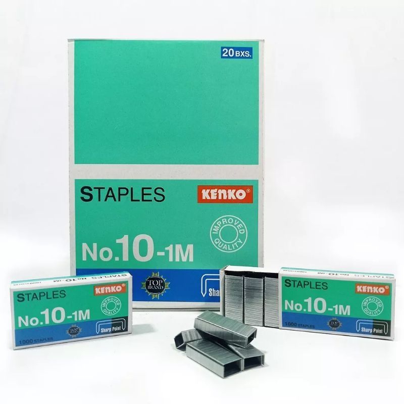 

Isi Staples/Stapler KENKO No. 10-1M (20 Pack)