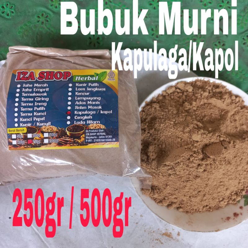 

Bubuk Murni Kapulaga/Kapol 500gr