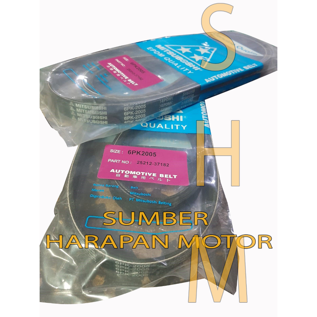 fan belt v belt tali kipas 6pk-2005 trajet 6pk 2005