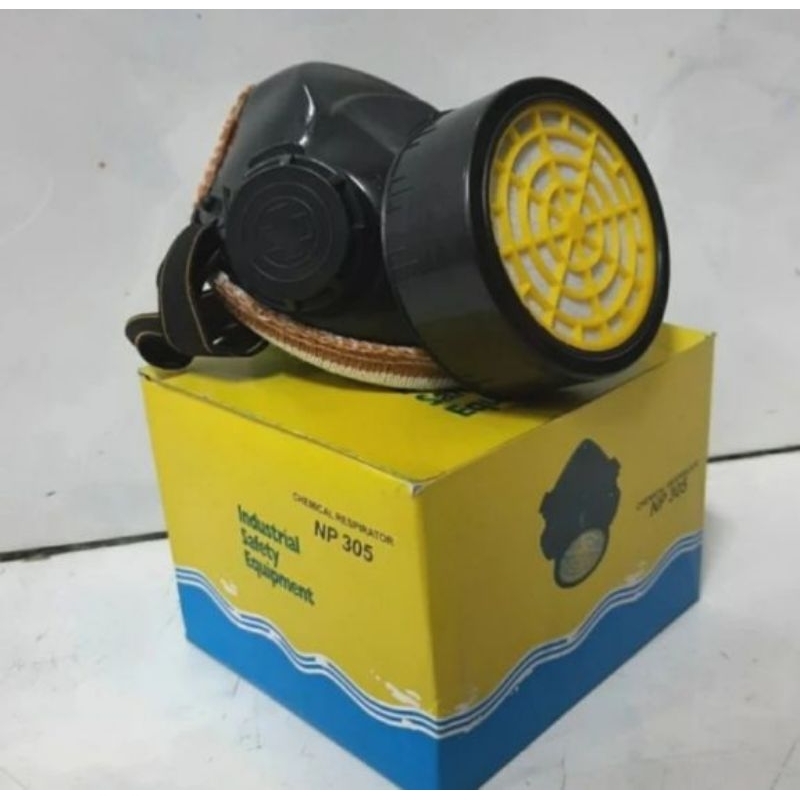 MASKER OBAT RESPIRATOR NP 305 savety mask + corong babi single filter