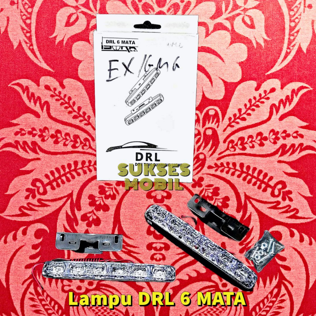 Lampu DRL 6 Mata ISOKA