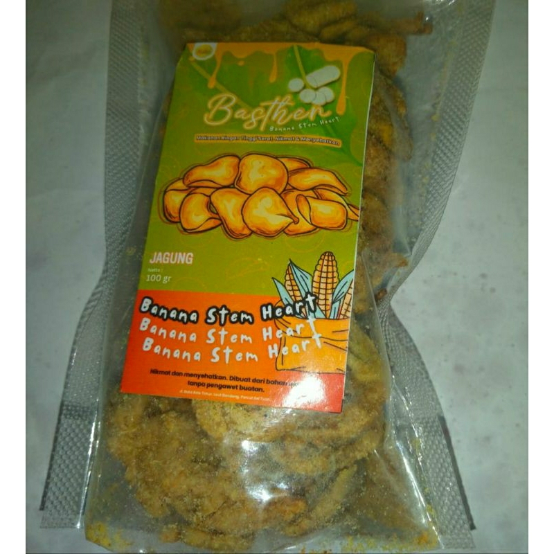 

Keripik Hati Batang Pisang/Basther Jagung Manis