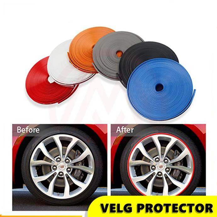 STICKER LIST KARET VARIASI PELINDUNG VELG BAN MOBIL LIST VELG BAN MOBIL