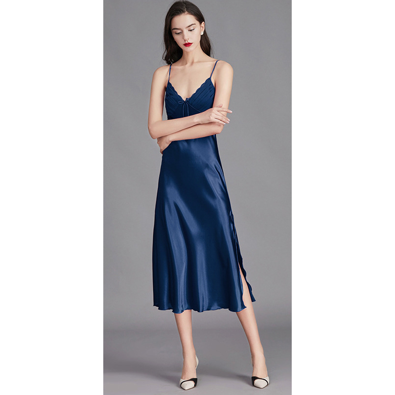 Elsa - Piyama Daster Lingerie Night Dress Satin Silk
