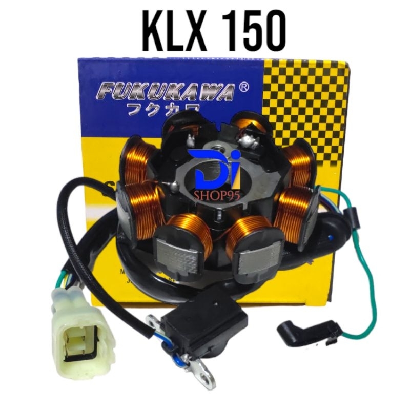 SPULL ASSY FUKUKAWA KLX 150 SPOOL KOMPLIT KAWASAKI SPUL PLUS PULSER SPOL STATOR ASSY ORIGINAL FUKUKA