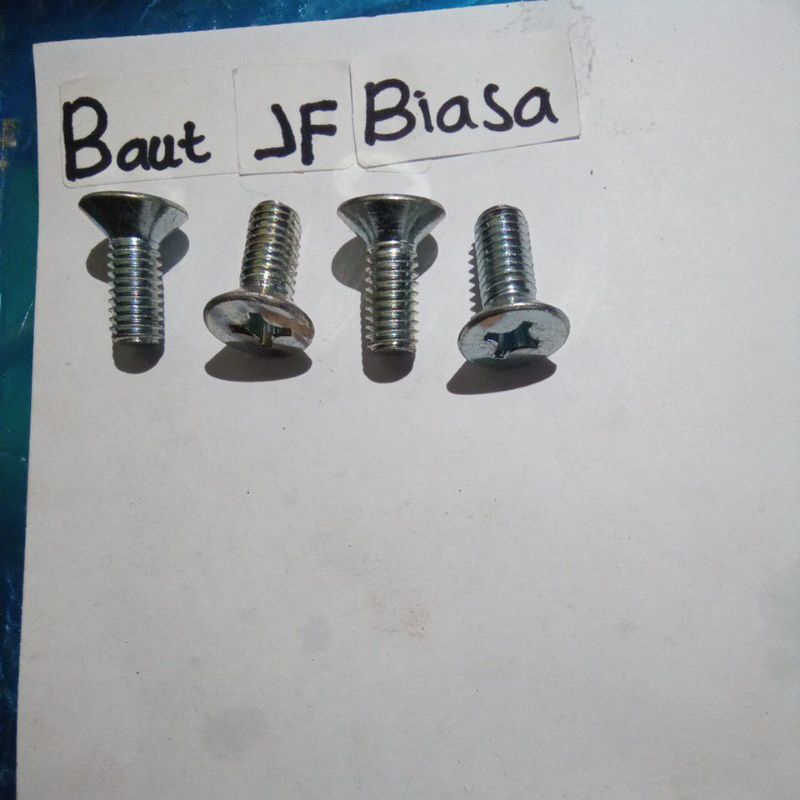 Baut Obeng JF Biasa M6 x 15