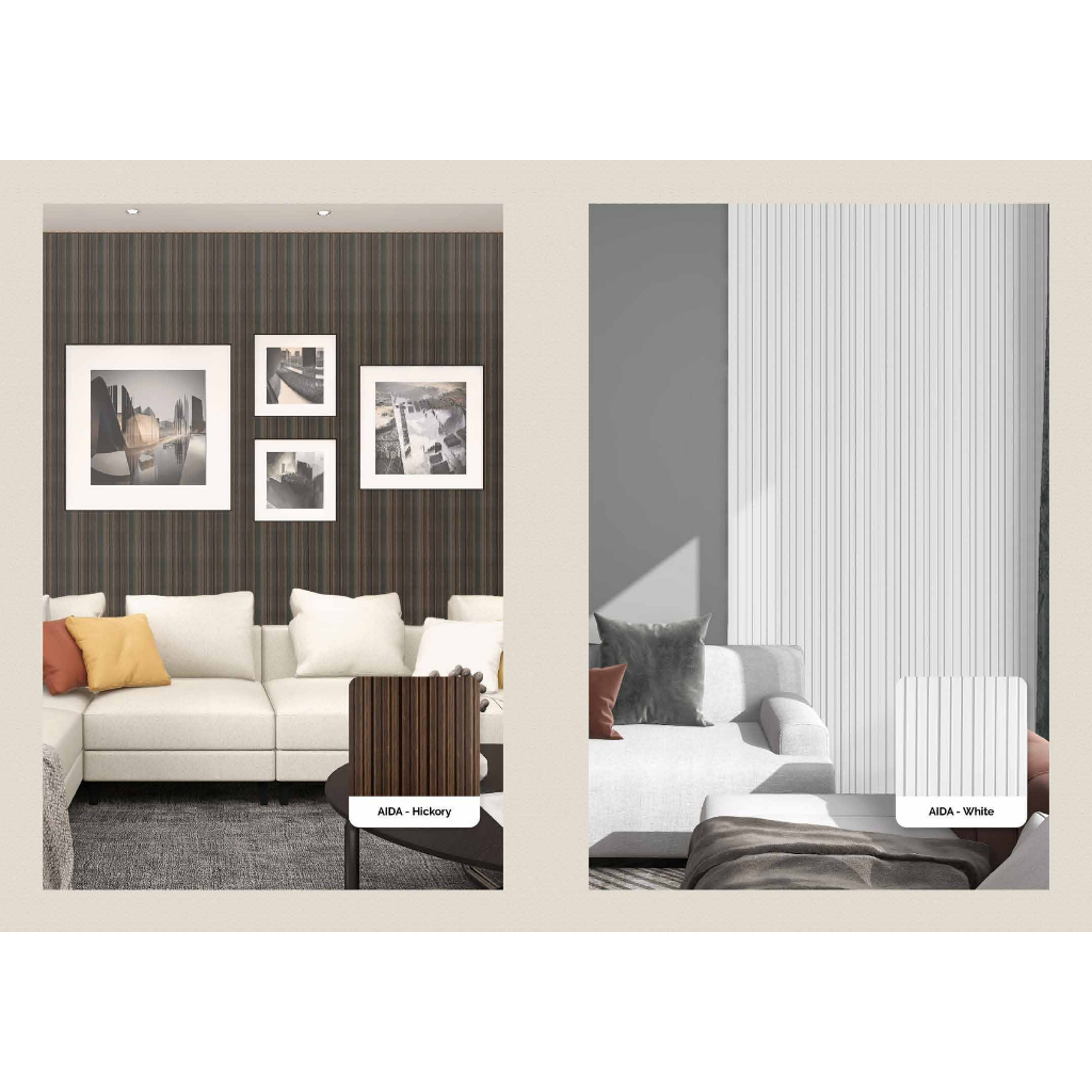 Wall Panel GAIA AIDA Series - Kisi kisi Wall Panel Lebar 12,2 CM