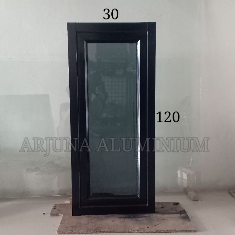 Jendela Aluminium Casement 1 Set 120x30