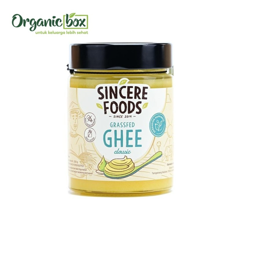 

Sincere Foods GRASSFED GHEE CLASSIC 250GR