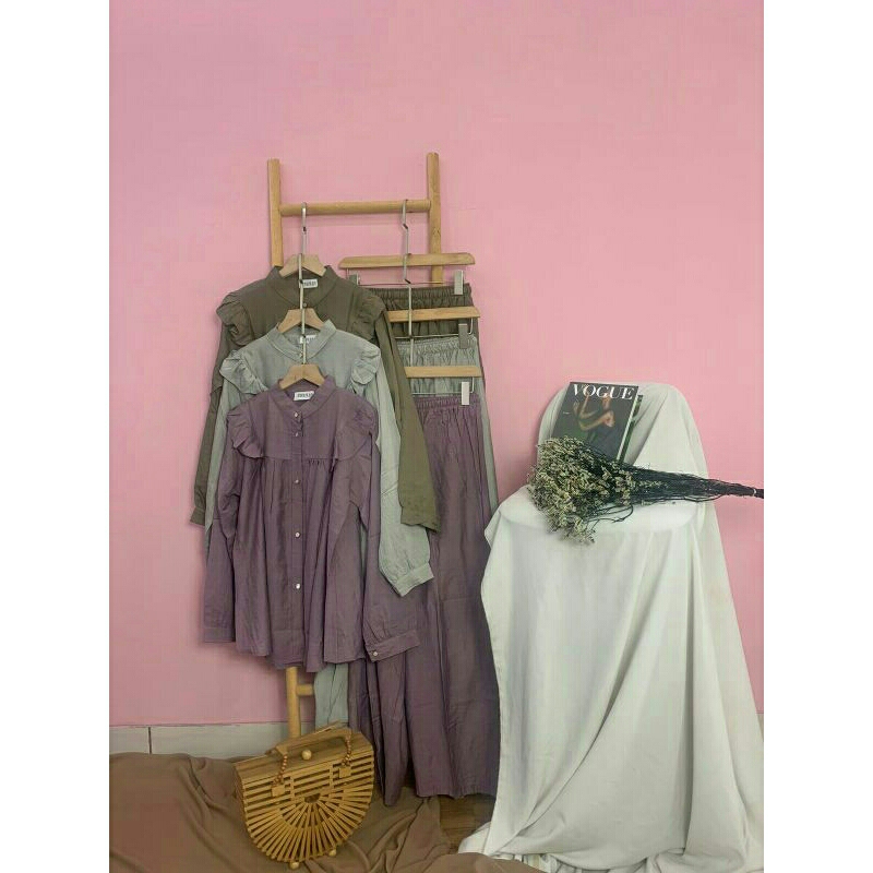 One Set Tunik wanita/Tunik/ Setelan baju wanita dewasa