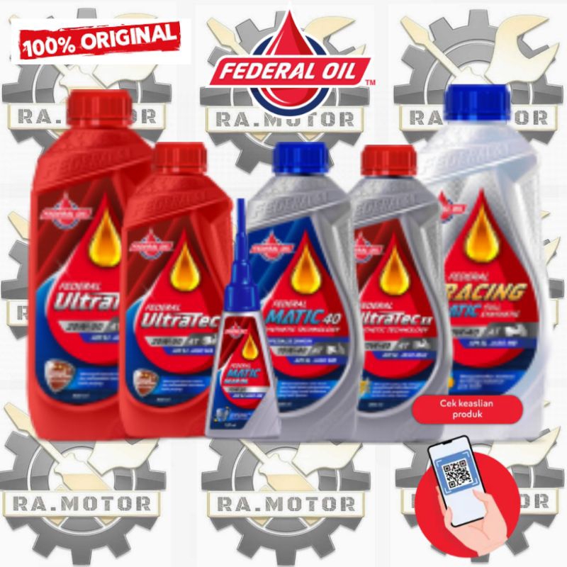 [Baca Deskripsi]Oli Federal Ultratec SupremeXX Racing Matic Original