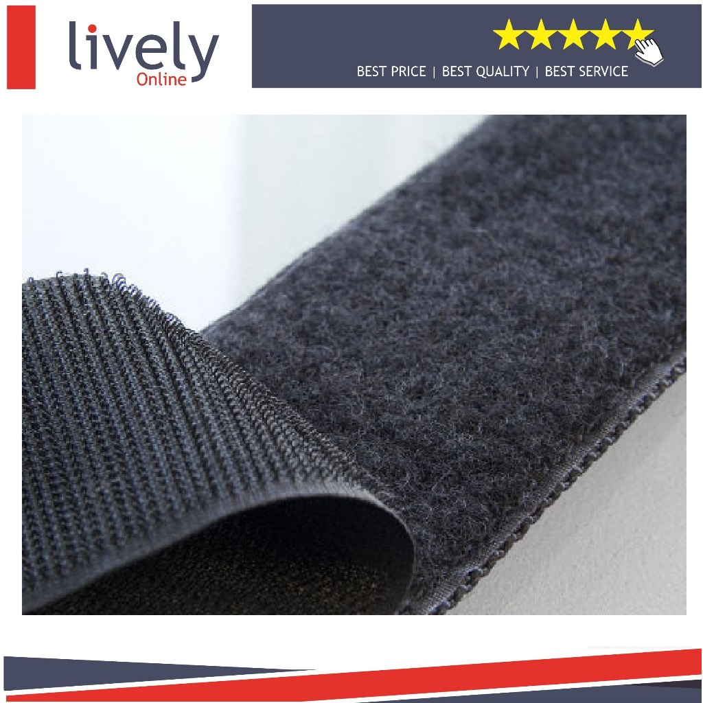 

Velcro Tape Perekat Serbaguna per meter