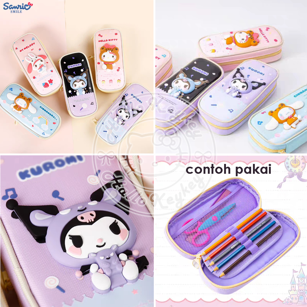 

tempat pensil kitty melody kuromi cinnamorol original sanrio