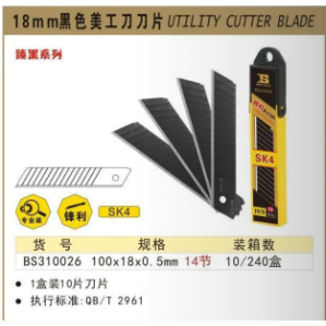 

Utility Cutter Blade/Isi Cutter