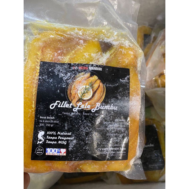 

lele fillet , lele ungkep bumbu tanpa MSG