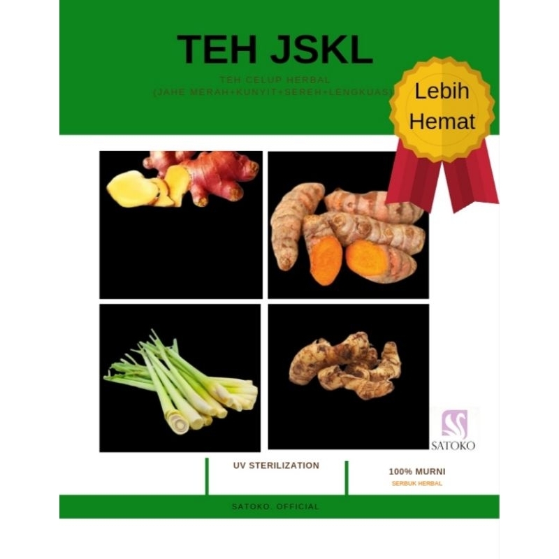 

TEH CELUP HERBAL JAHE MERAH SERAI KUNYIT LENGKUAS