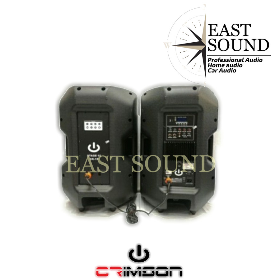 SPEAKER STAGE AKTIF + PASIF 15 INCH CRIMSON CR-15
