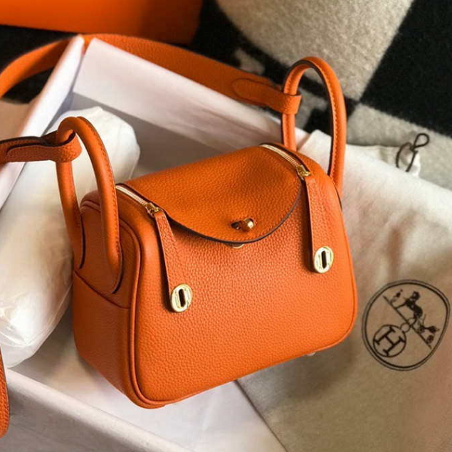 Jual Tas Selempang Wanita Import 27679HERMES LINDY MINI UK20 FREE