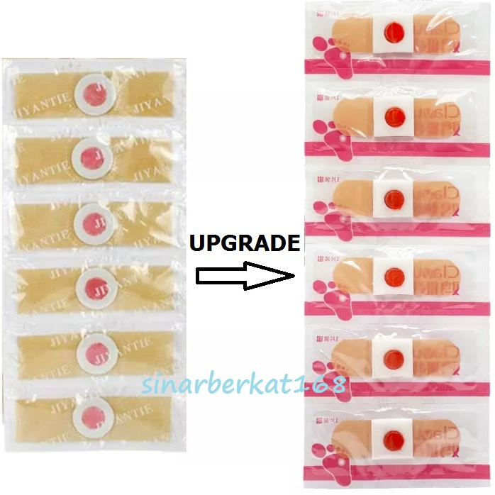 6 pcs / 1 set plester kutil mata ikan penghilang mata ikan kutil kapalan clavus