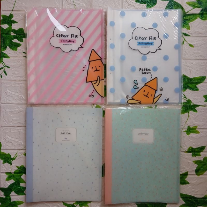 SSUEIM & CCLIM Clear File Holder 3500 ukuran A4 isi 20 Pockets