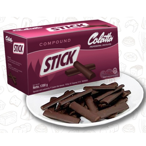 

(REPACK) COLATTA CHOCOLATE STICK / CHOCOLATE STICK REPACK 100GR, 250GR DAN 500GR