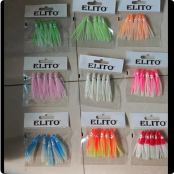 Umpan Pancing  Softlure Elito Octopus Cumi Karet Elito isi 5