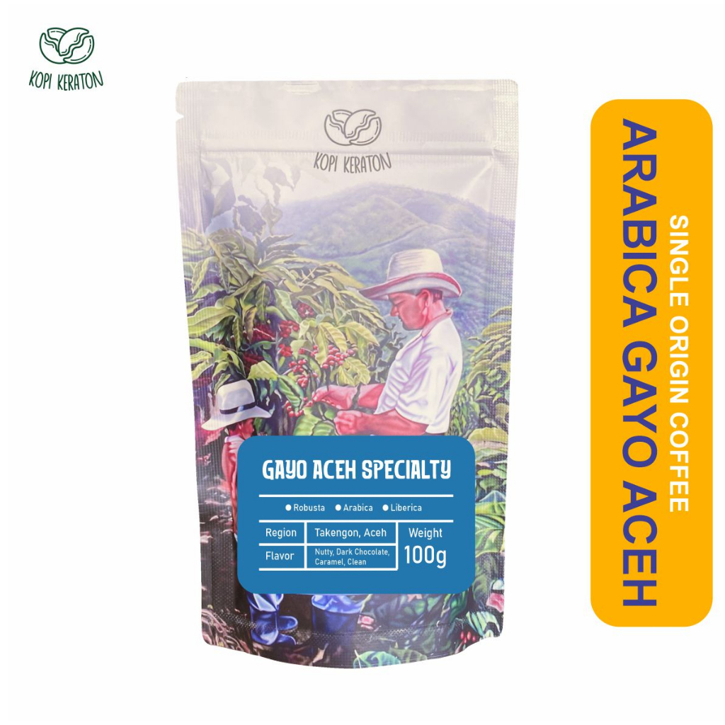 

KERATON Arabica Gayo Aceh Specialty 100 gram