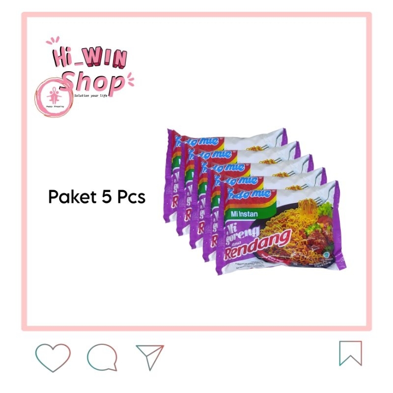 

Indomie Rendang Mie Instan Indofood 91gr | Mie Rendang | Indofood Indomie Rendang | Mi Instan Mi Rendang