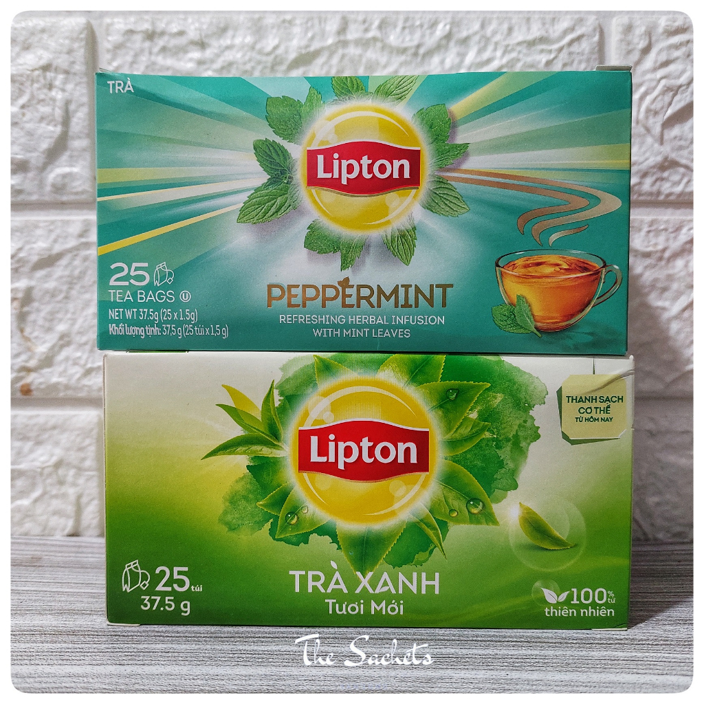 

Lipton Peppermint Green Tea Lively Fresh Sachet
