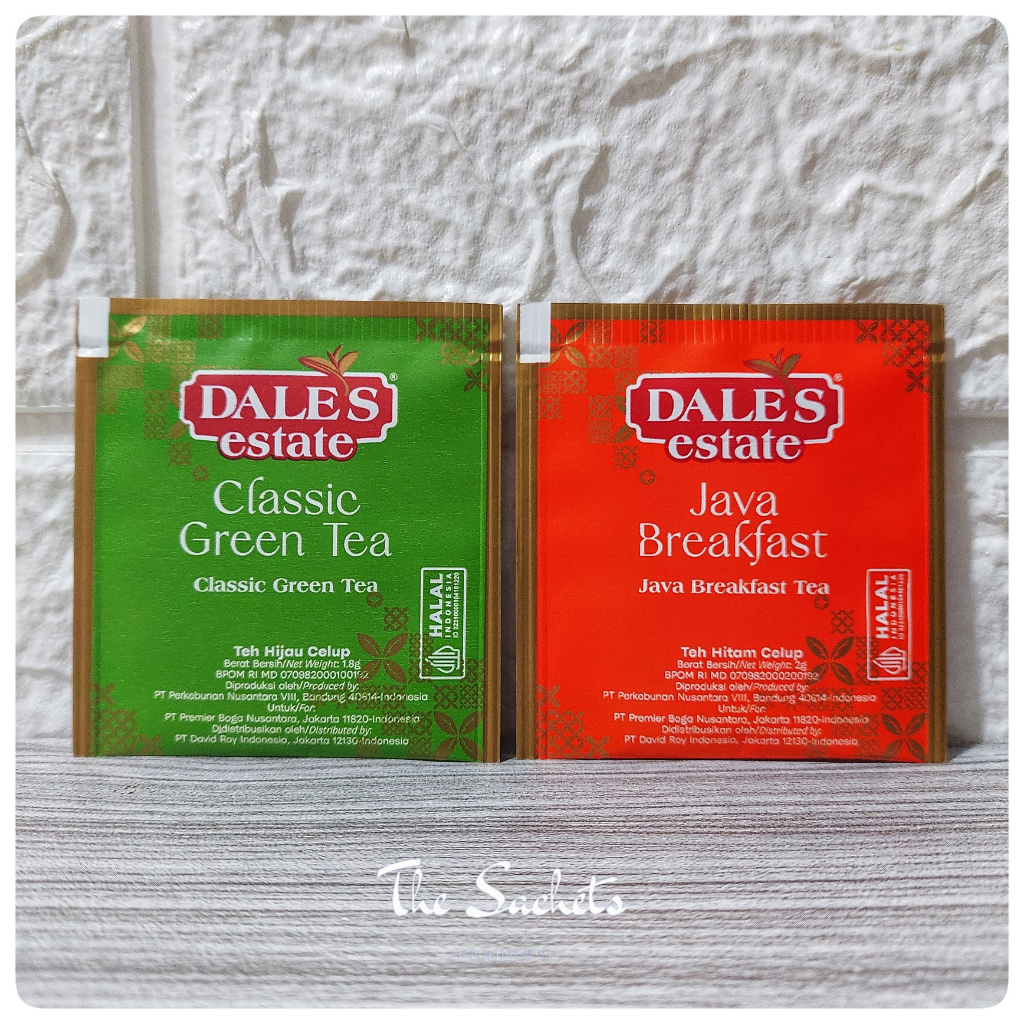 

Dale's Estate Java Breakfast Black Tea Classic Green Tea Sachet
