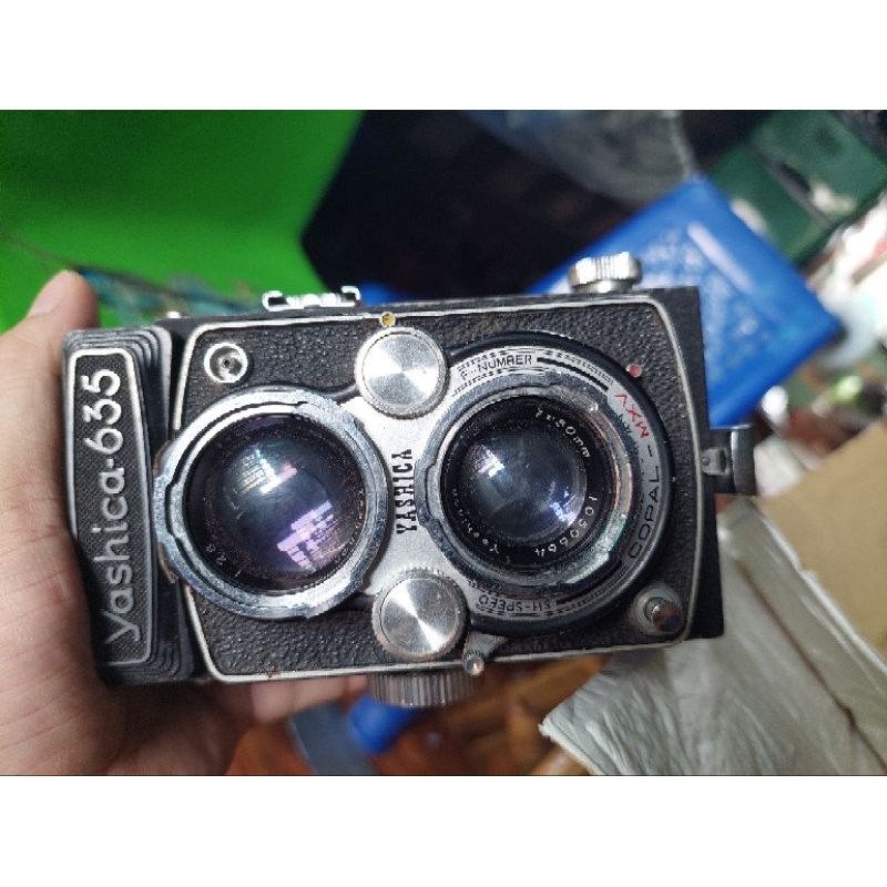 kamera Analog TLR Yashica-635 / Kamera jadul langka / Kamera vintage