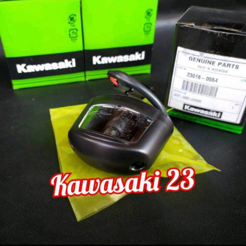 Lampu plat nomor belakang spakbor ninja rr new dan klx original