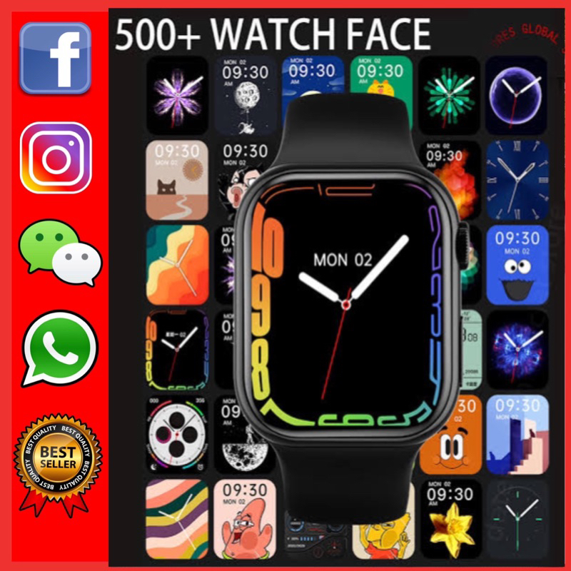 TERMURAH Jam Tangan Hp Android Canggih Layar Sentu Anti Air Smartwatch Pria Wanita/Smart Watch Cowok