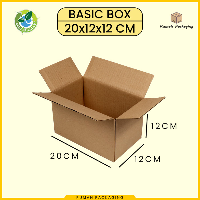 

Kardus / Karton Box Packing Polos 20x12x12 cm